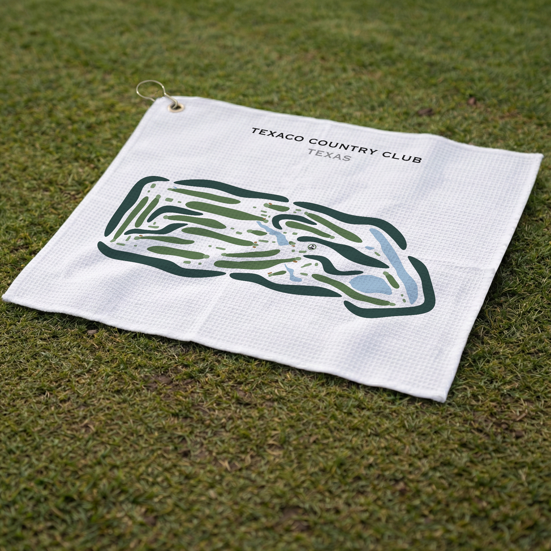 Texaco Country Club, Texas - Printed Golf Courses