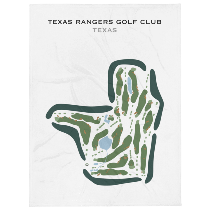 Texas Rangers Golf Club, Texas - Printed Golf Courses