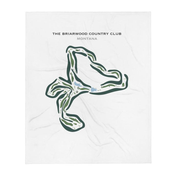 The Briarwood Country Club, Montana - Printed Golf Courses - Golf Course Prints
