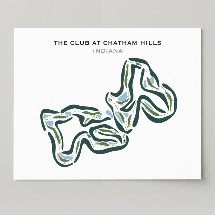 The Club at Chatham Hills, Indiana - Printed Golf Courses