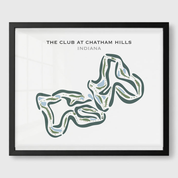 The Club at Chatham Hills, Indiana - Printed Golf Courses