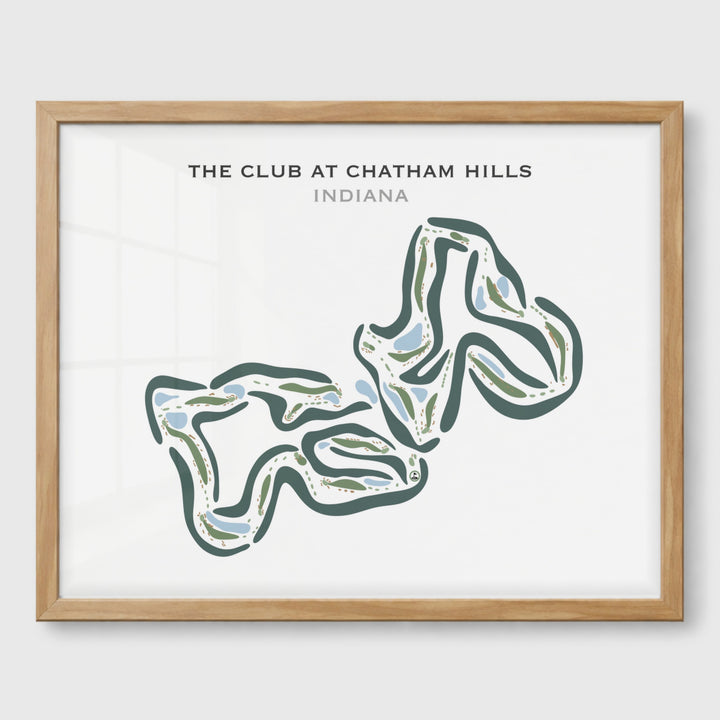 The Club at Chatham Hills, Indiana - Printed Golf Courses