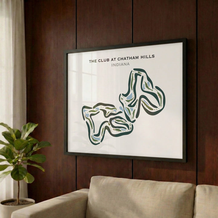 The Club at Chatham Hills, Indiana - Printed Golf Courses