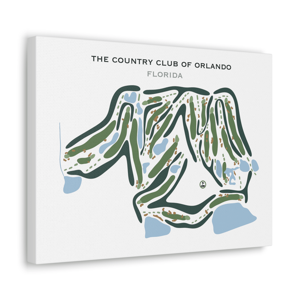 The Country Club Of Orlando, Florida - Printed Golf Courses - Golf Course Prints