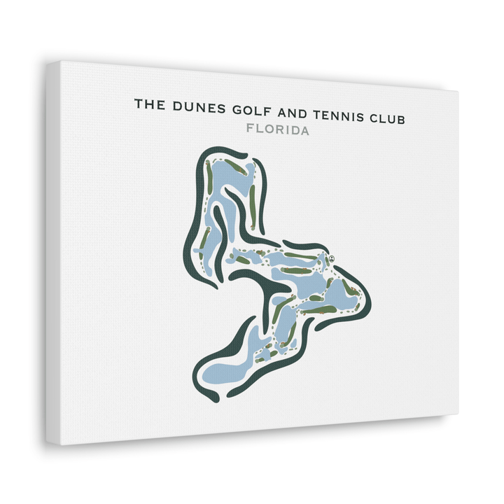 The Dunes Golf & Tennis Club, Florida - Printed Golf Courses - Golf Course Prints