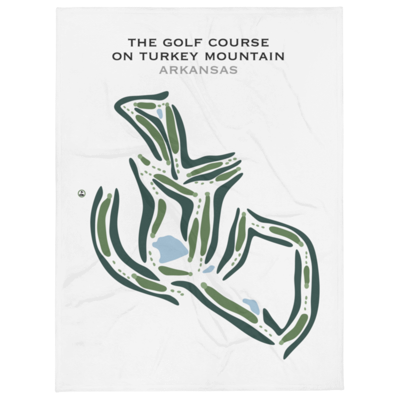 The Golf Course On Turkey Mountain, Arkansas - Printed Golf Courses