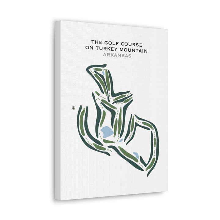 The Golf Course On Turkey Mountain, Arkansas - Printed Golf Courses