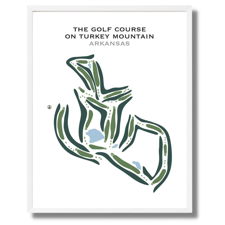 The Golf Course On Turkey Mountain, Arkansas - Printed Golf Courses