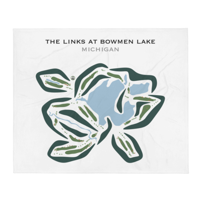 The Links at Bowen Lake Golf Course, Michigan - Printed Golf Course