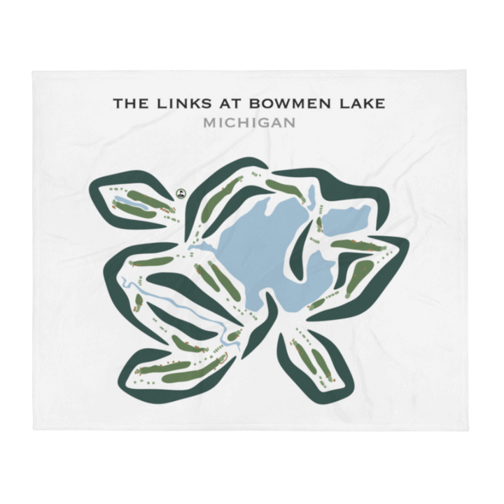 The Links at Bowen Lake Golf Course, Michigan - Printed Golf Course