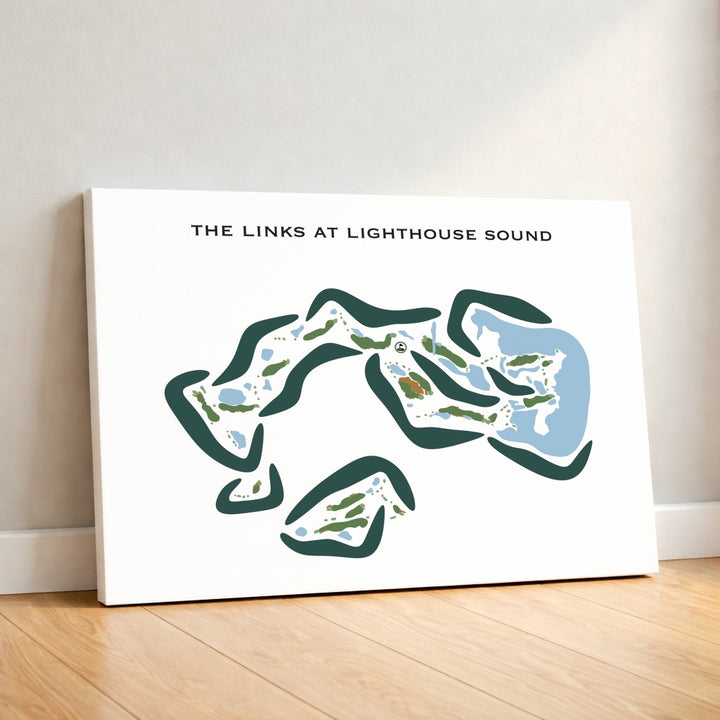 The Links At Lighthouse Sound, Maryland - Printed Golf Courses