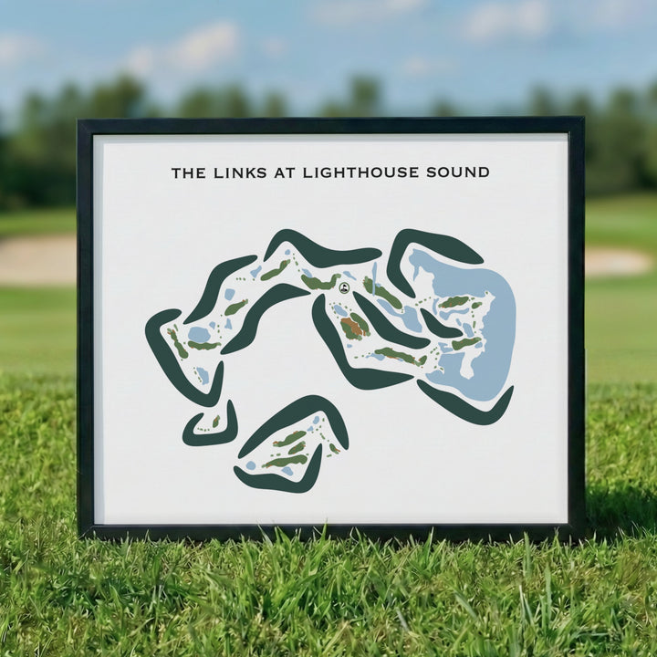 The Links At Lighthouse Sound, Maryland - Printed Golf Courses