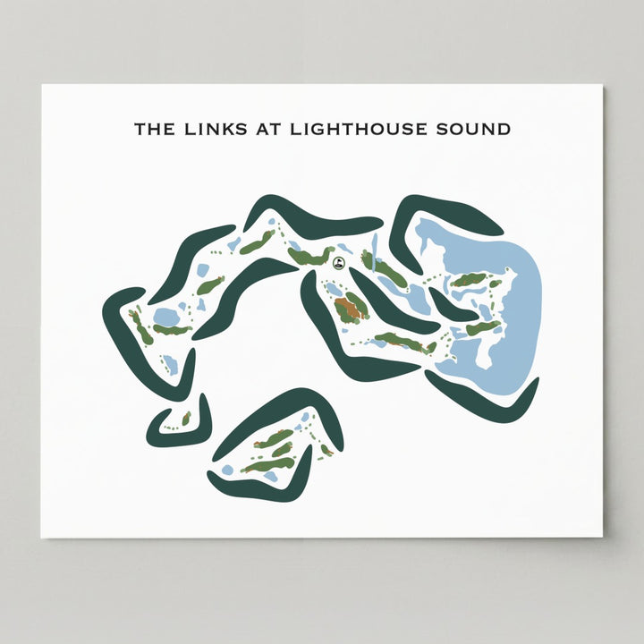 The Links At Lighthouse Sound, Maryland - Printed Golf Courses