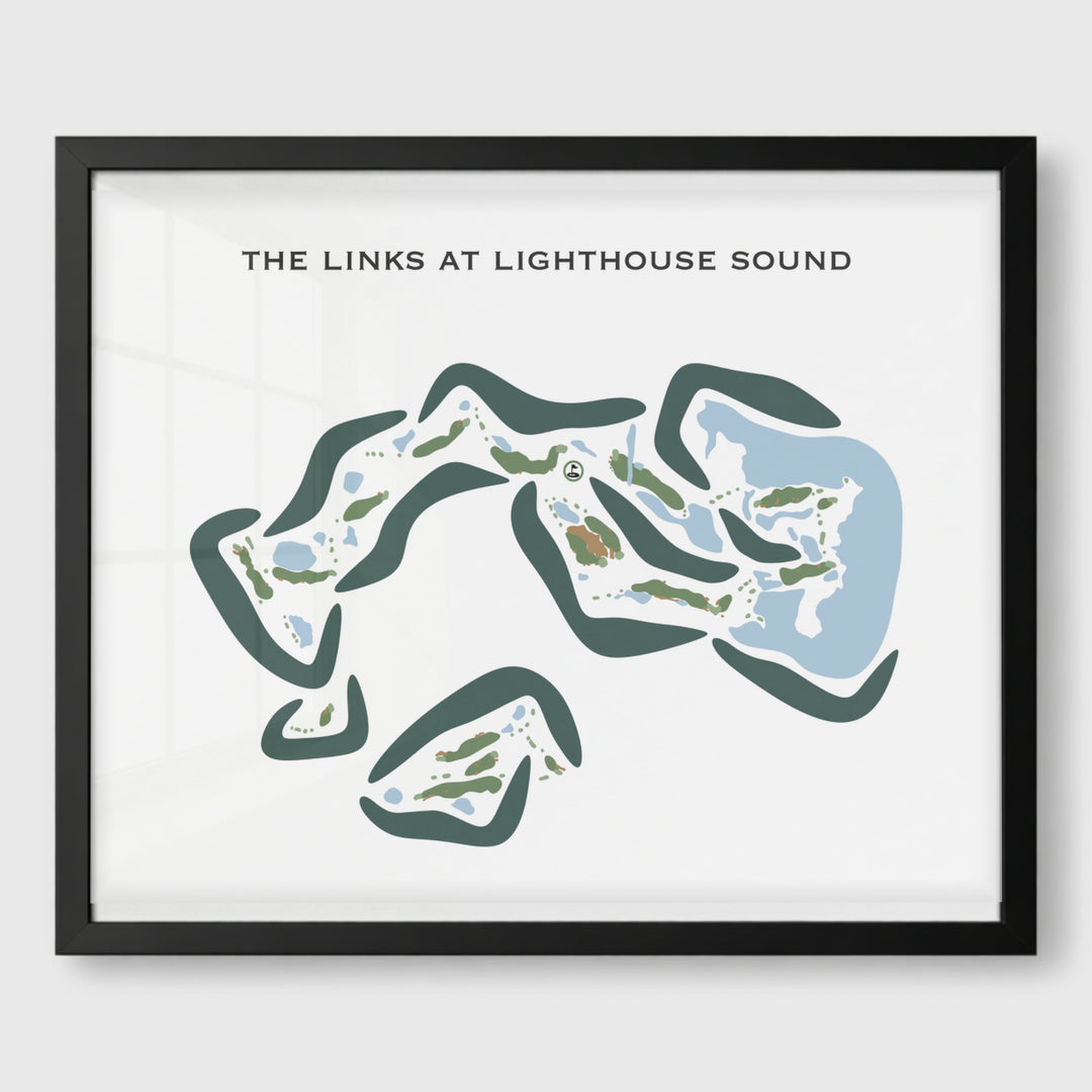The Links At Lighthouse Sound, Maryland - Printed Golf Courses