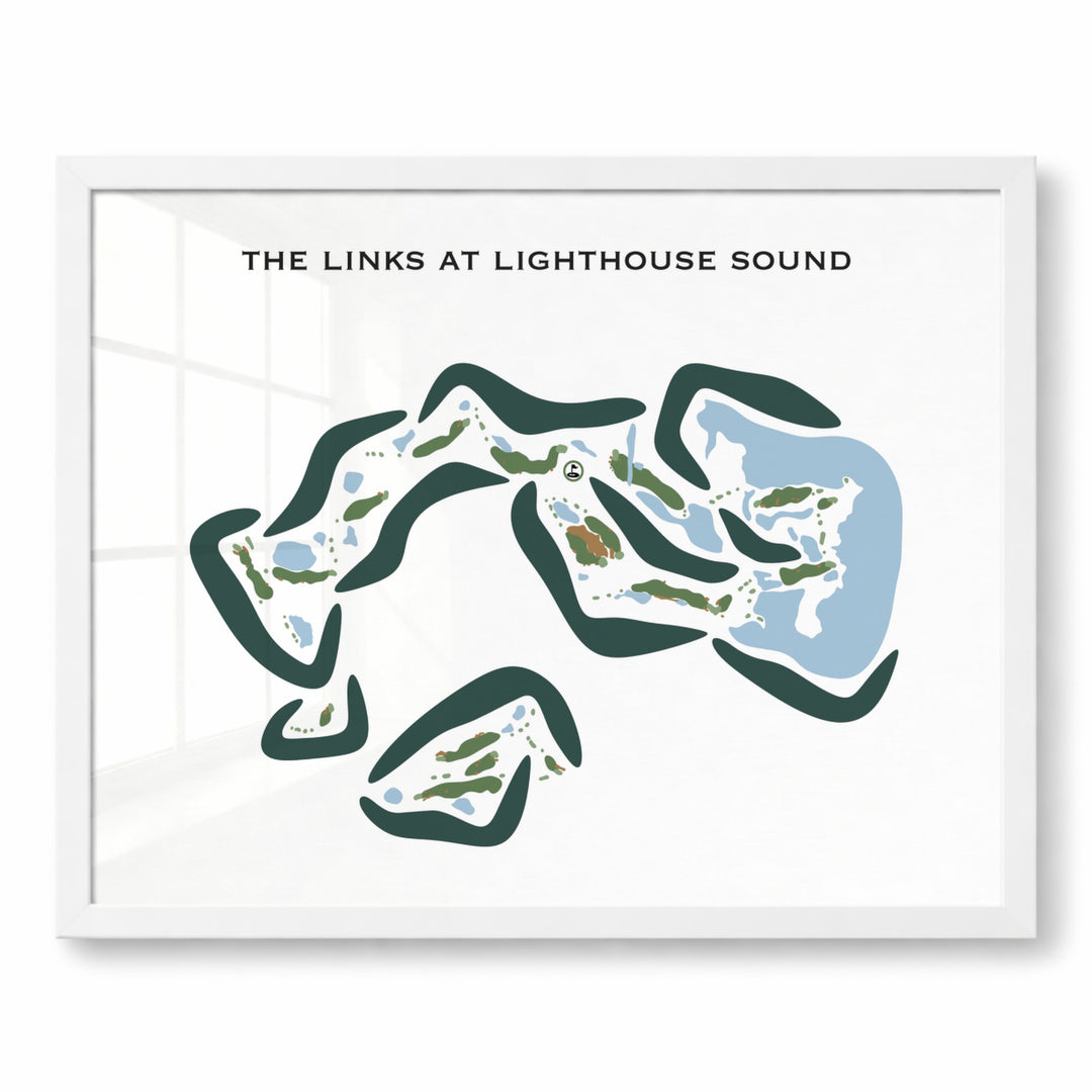 The Links At Lighthouse Sound, Maryland - Printed Golf Courses