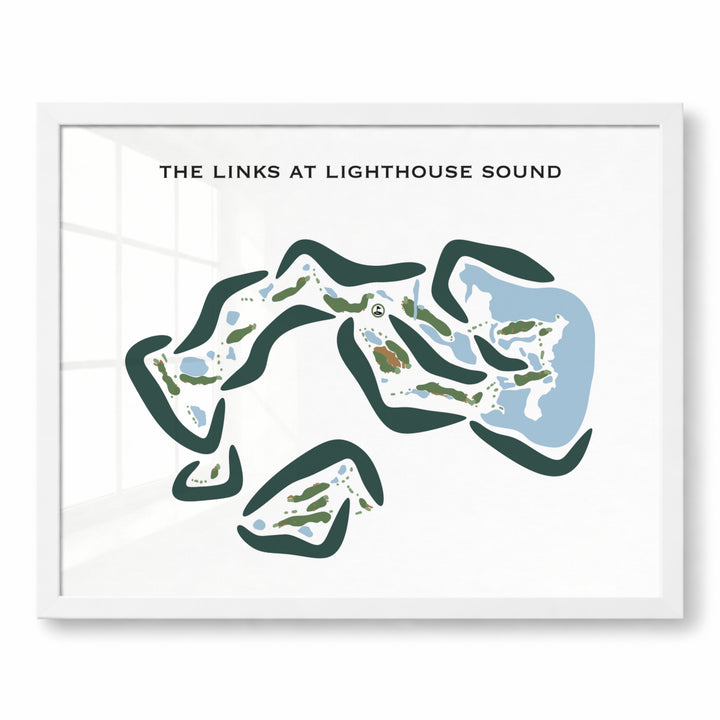 The Links At Lighthouse Sound, Maryland - Printed Golf Courses
