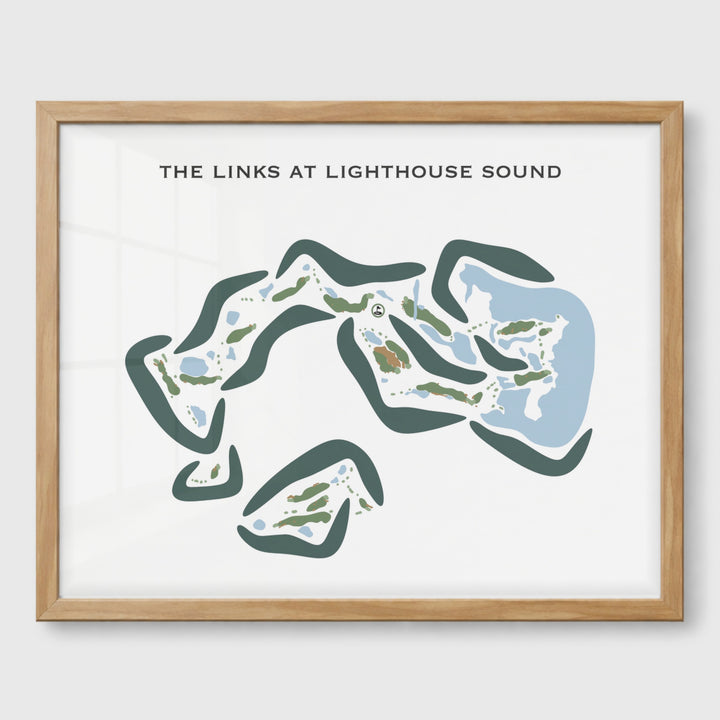 The Links At Lighthouse Sound, Maryland - Printed Golf Courses