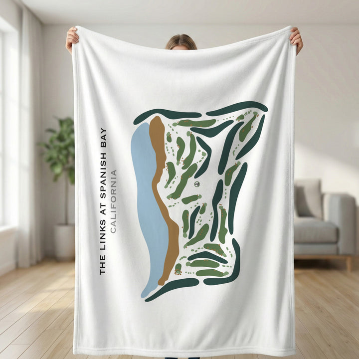 The Links at Spanish Bay, California - Printed Golf Courses