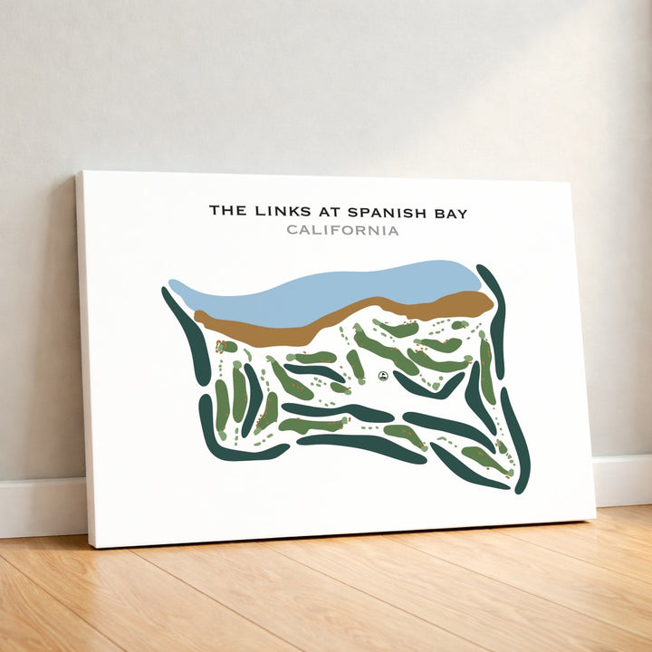 The Links at Spanish Bay, California - Printed Golf Courses