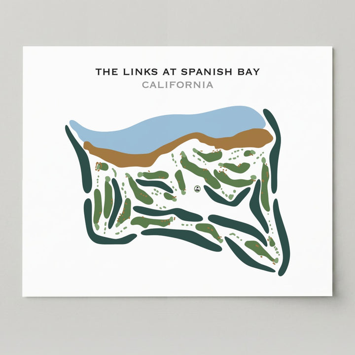 The Links at Spanish Bay, California - Printed Golf Courses