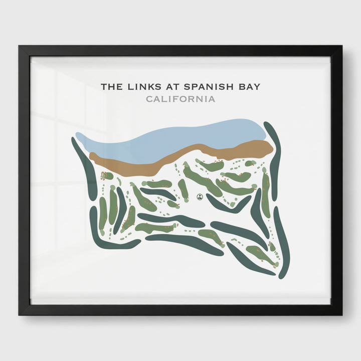 The Links at Spanish Bay, California - Printed Golf Courses