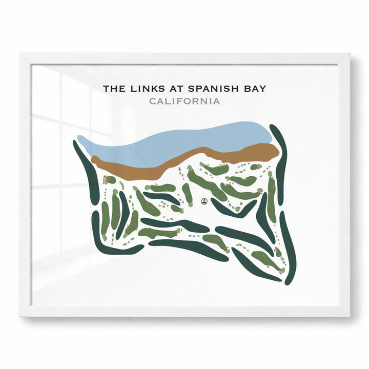 The Links at Spanish Bay, California - Printed Golf Courses