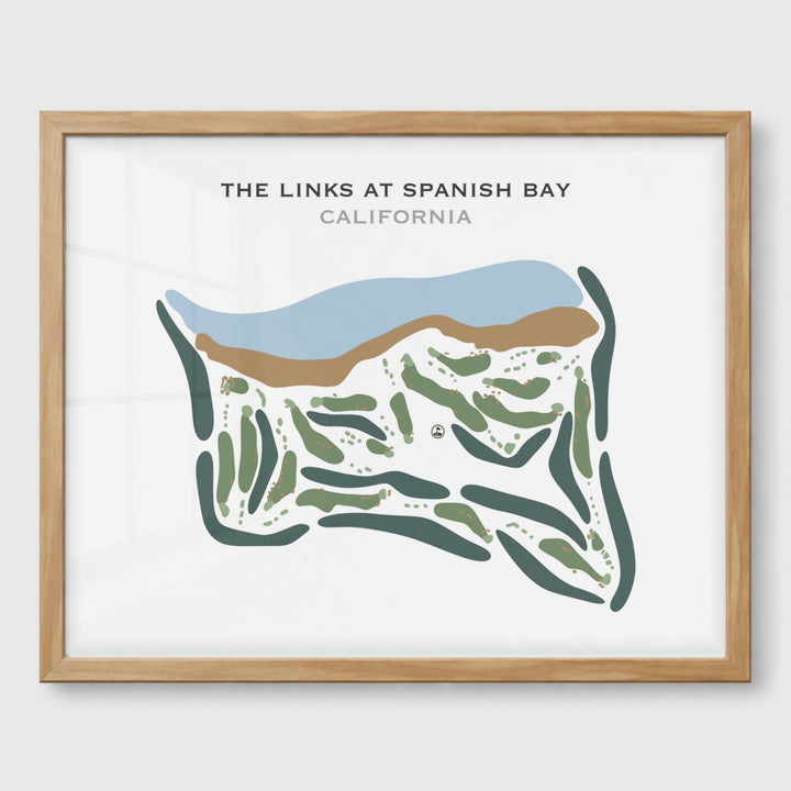 The Links at Spanish Bay, California - Printed Golf Courses