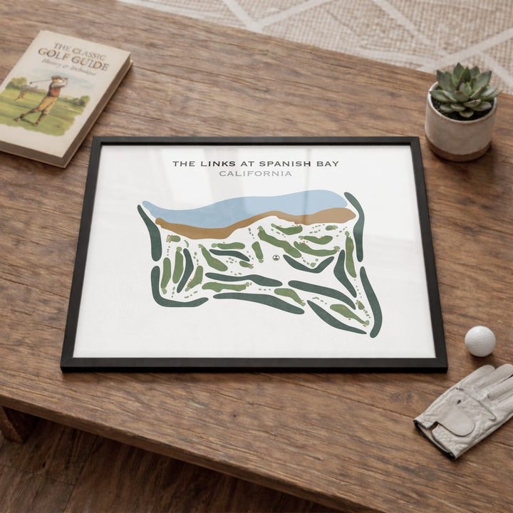 The Links at Spanish Bay, California - Printed Golf Courses