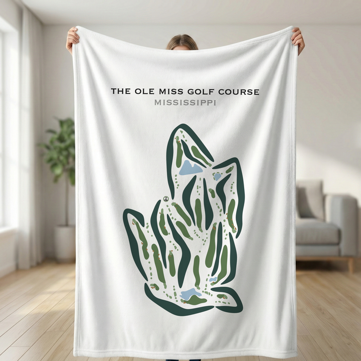 The Ole Miss Golf Course, Mississippi - Printed Golf Course