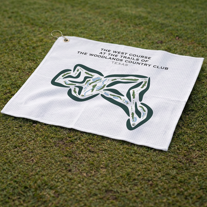 The West Course at The Golf Trails of The Woodlands Country Club, Texas - Printed Golf Courses