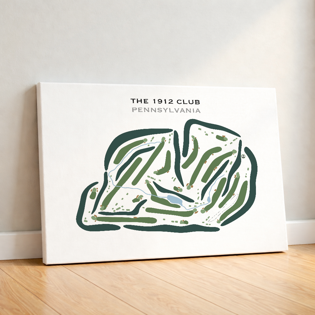 The 1912 Club, Pennsylvania - Printed Golf Courses