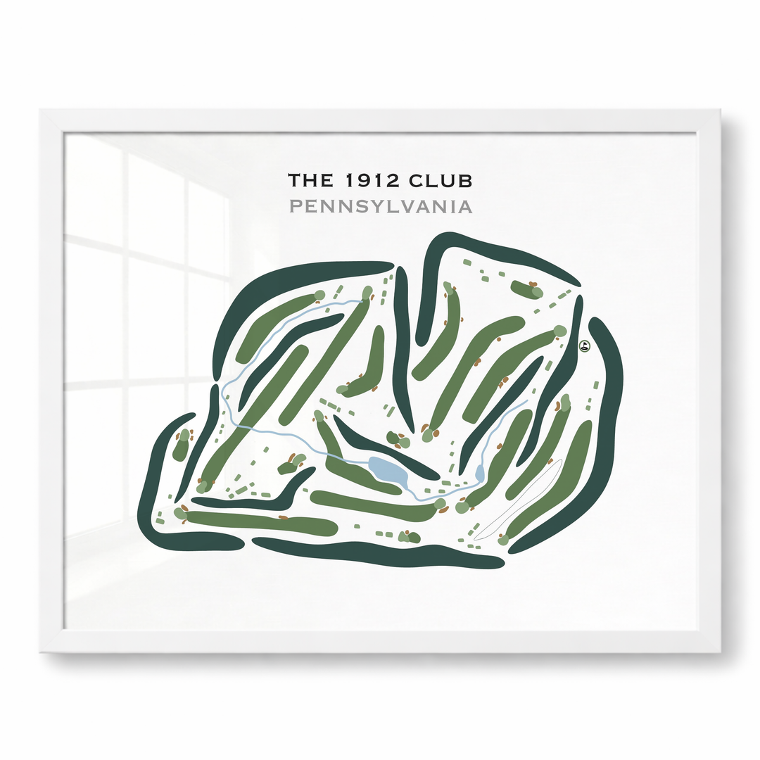 The 1912 Club, Pennsylvania - Printed Golf Courses