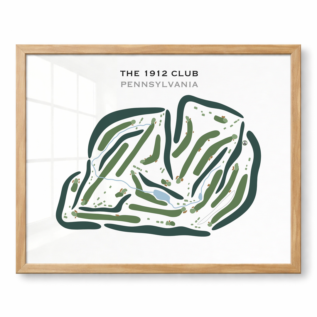 The 1912 Club, Pennsylvania - Printed Golf Courses