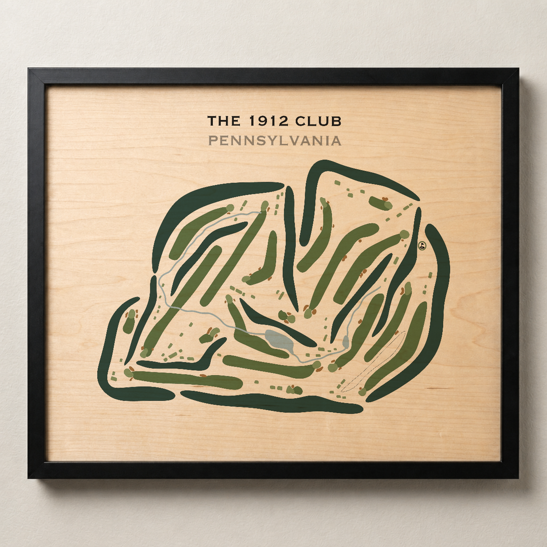 The 1912 Club, Pennsylvania - Printed Golf Courses