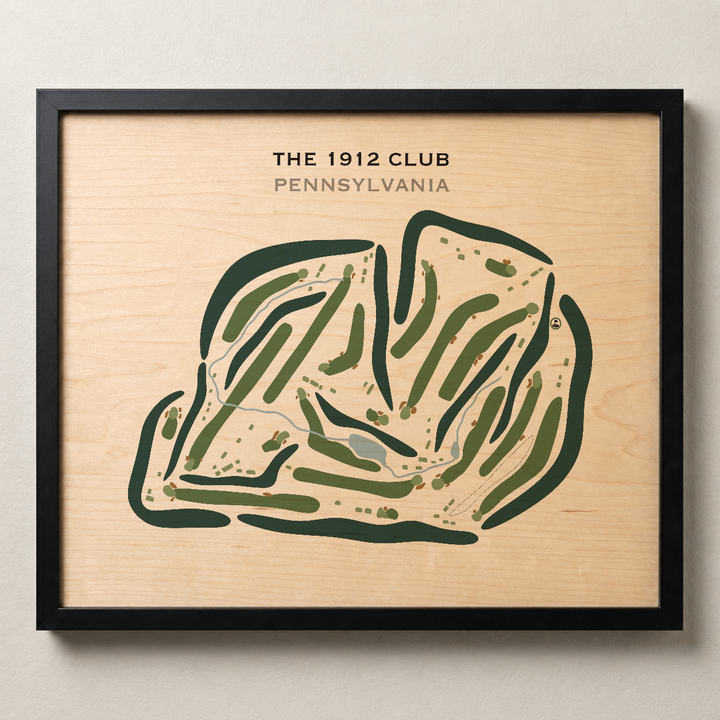 The 1912 Club, Pennsylvania - Printed Golf Courses