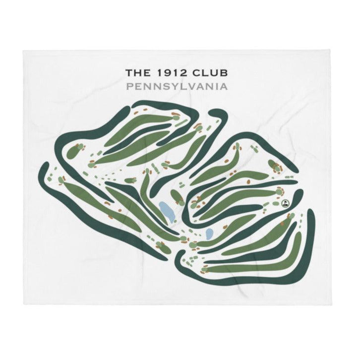 The 1912 Club, Pennsylvania - Printed Golf Courses - Golf Course Prints