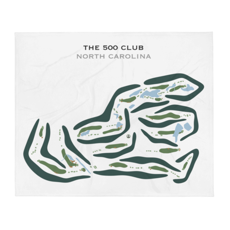 The 500 Club, North Carolina - Printed Golf Courses