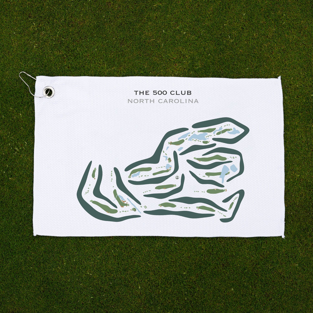 The 500 Club, North Carolina - Printed Golf Courses