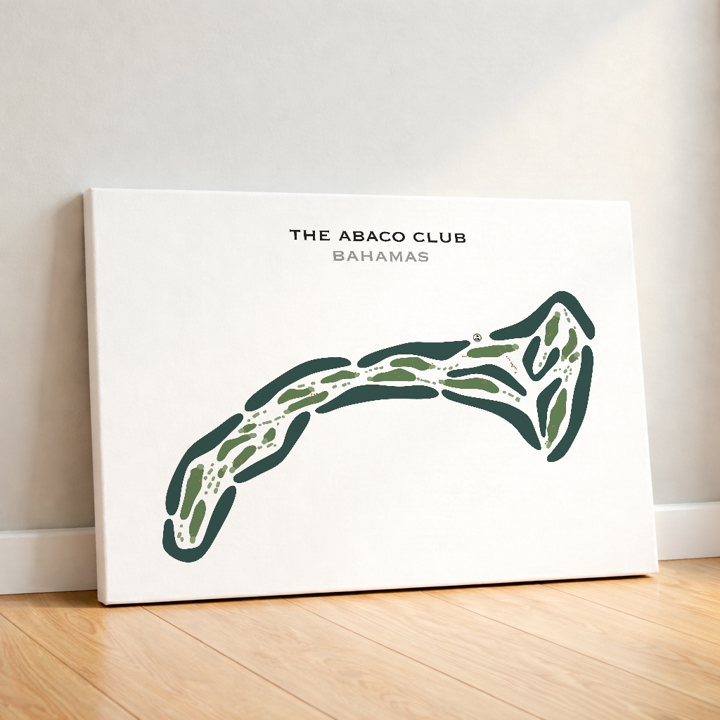 The Abaco Club, Bahamas - Printed Golf Courses