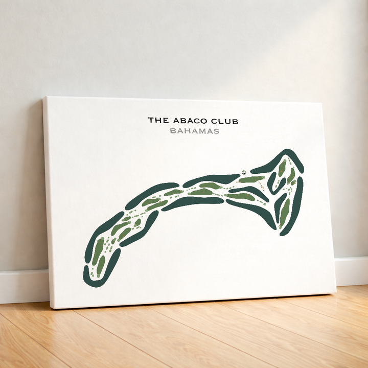 The Abaco Club, Bahamas - Printed Golf Courses