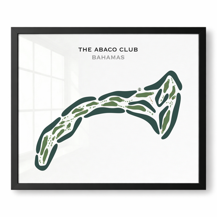 The Abaco Club, Bahamas - Printed Golf Courses