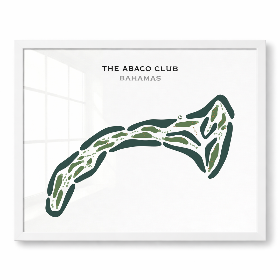 The Abaco Club, Bahamas - Printed Golf Courses