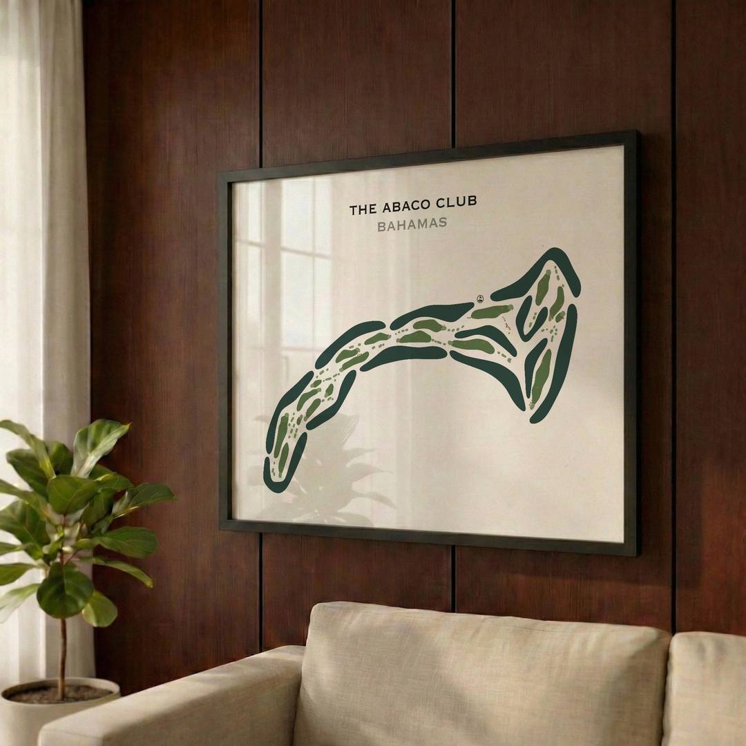 The Abaco Club, Bahamas - Printed Golf Courses