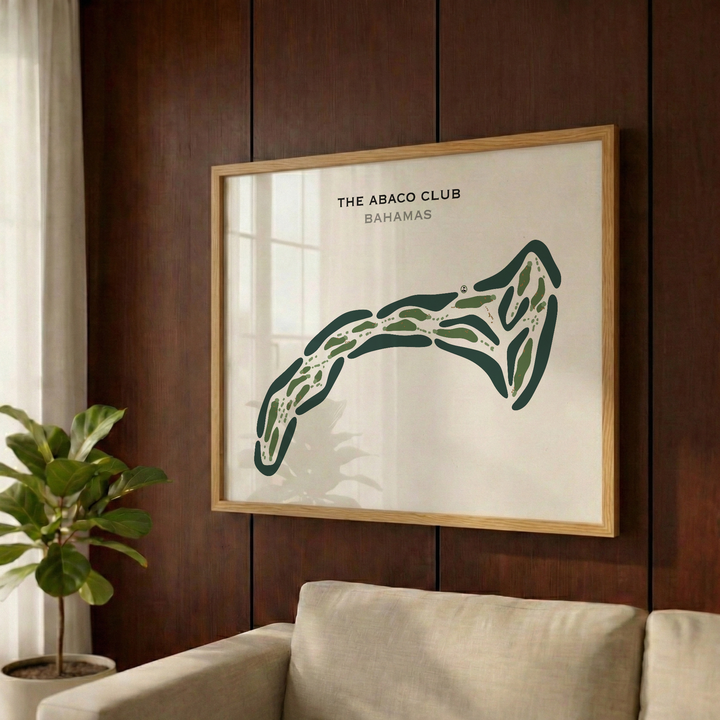 The Abaco Club, Bahamas - Printed Golf Courses