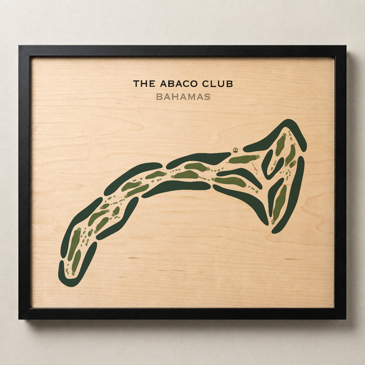 The Abaco Club, Bahamas - Printed Golf Courses