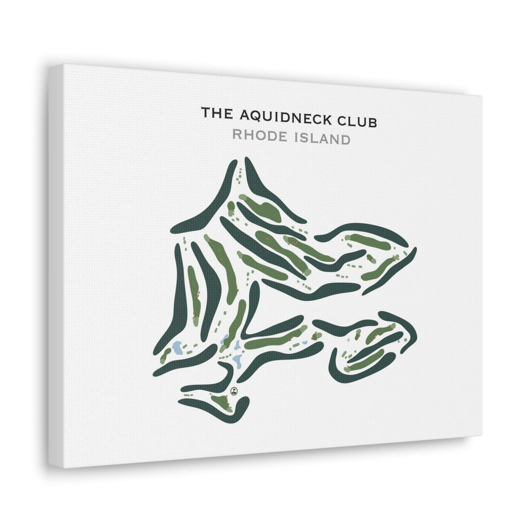 The Aquidneck Club, Rhode Island - Printed Golf Course