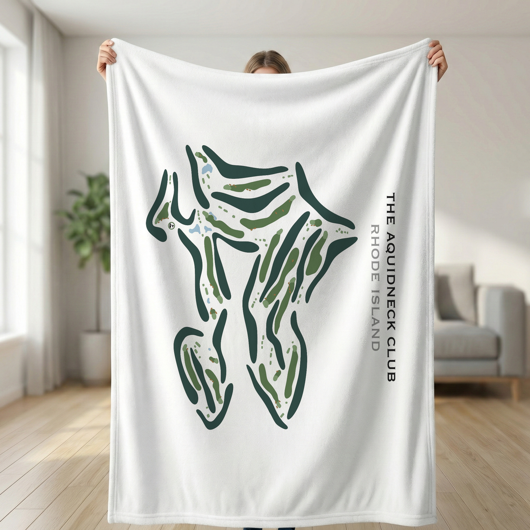 The Aquidneck Club, Rhode Island - Printed Golf Course