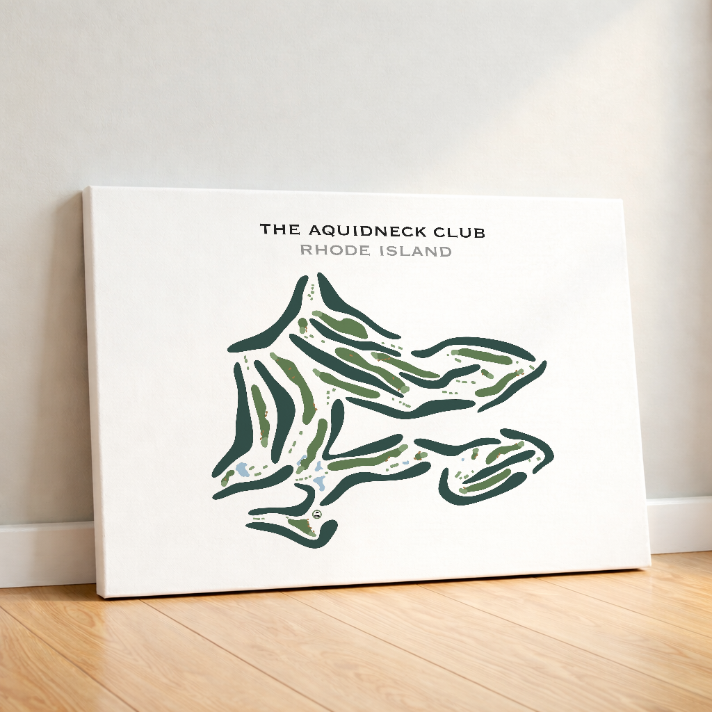 The Aquidneck Club, Rhode Island - Printed Golf Course