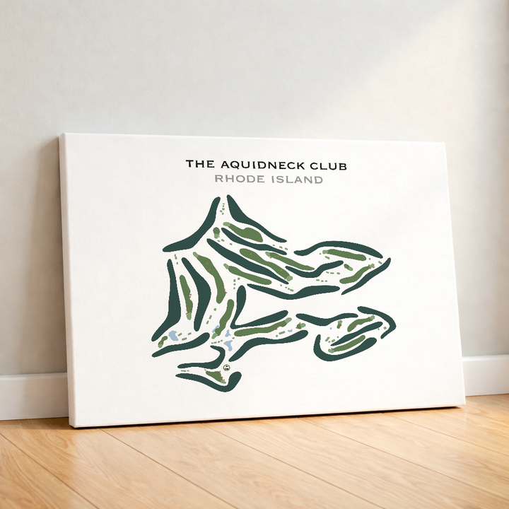 The Aquidneck Club, Rhode Island - Printed Golf Course