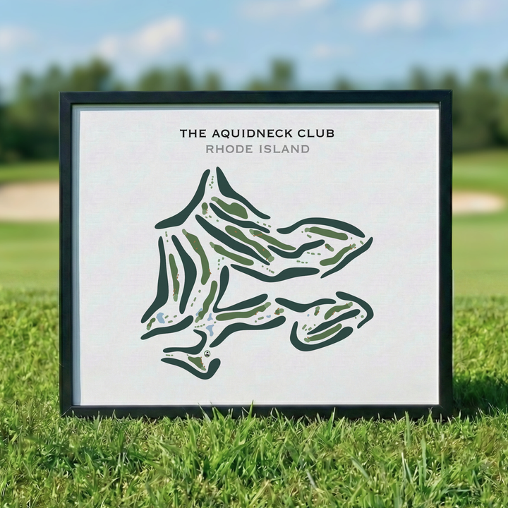 The Aquidneck Club, Rhode Island - Printed Golf Course